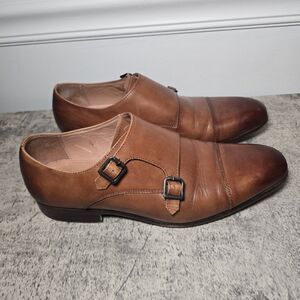 Toecap Combatant Gentleman Brown Shoes Monk Strap Loafers Business Formal Dress